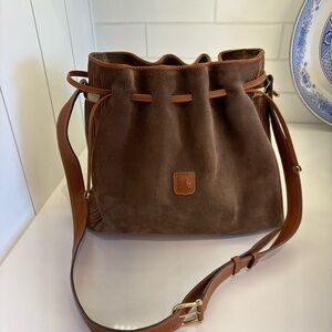 ⭐️Celine Vintage Suede & Leather Bucket Bag—Fabulous Condition!  Like New!